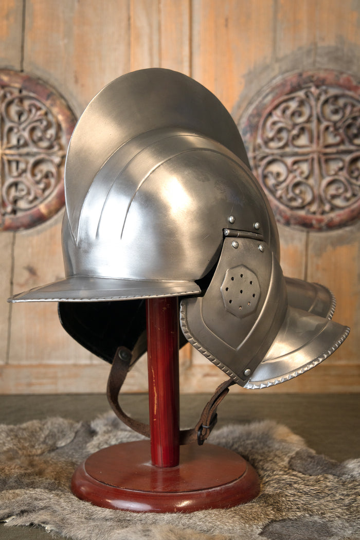 16th century burgonet Kaspar, polished, 1.2 mm