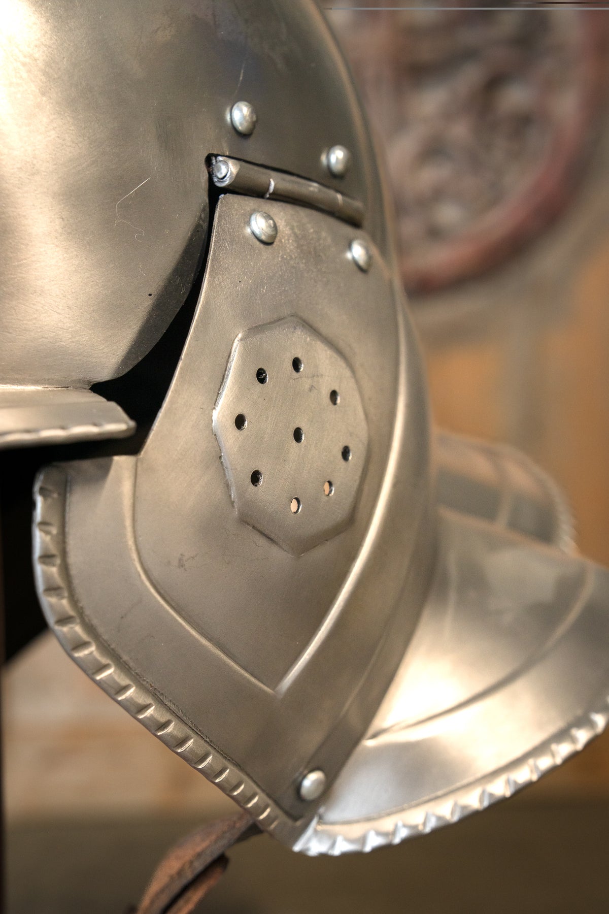 16th century burgonet Kaspar, polished, 1.2 mm