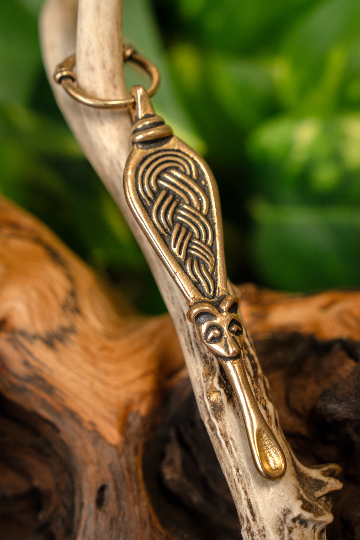 Viking ear spoon Adelsö, bronze