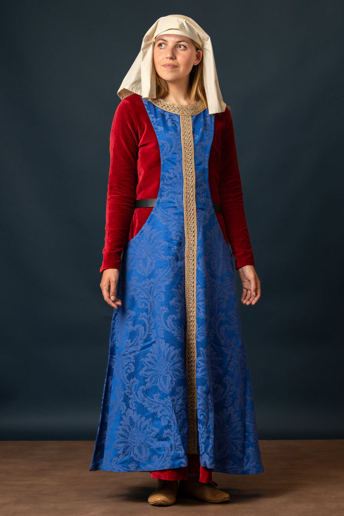 Pellot Leonora, brocade, blue