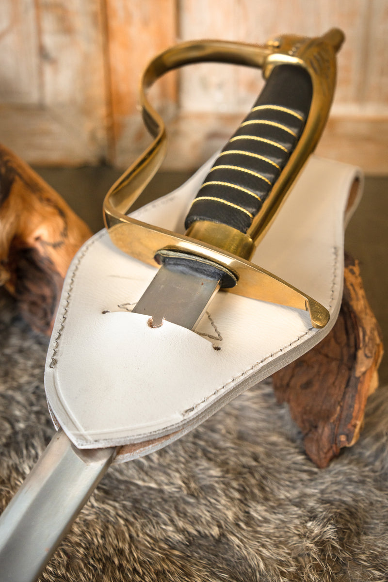 Portaespada militar blanco