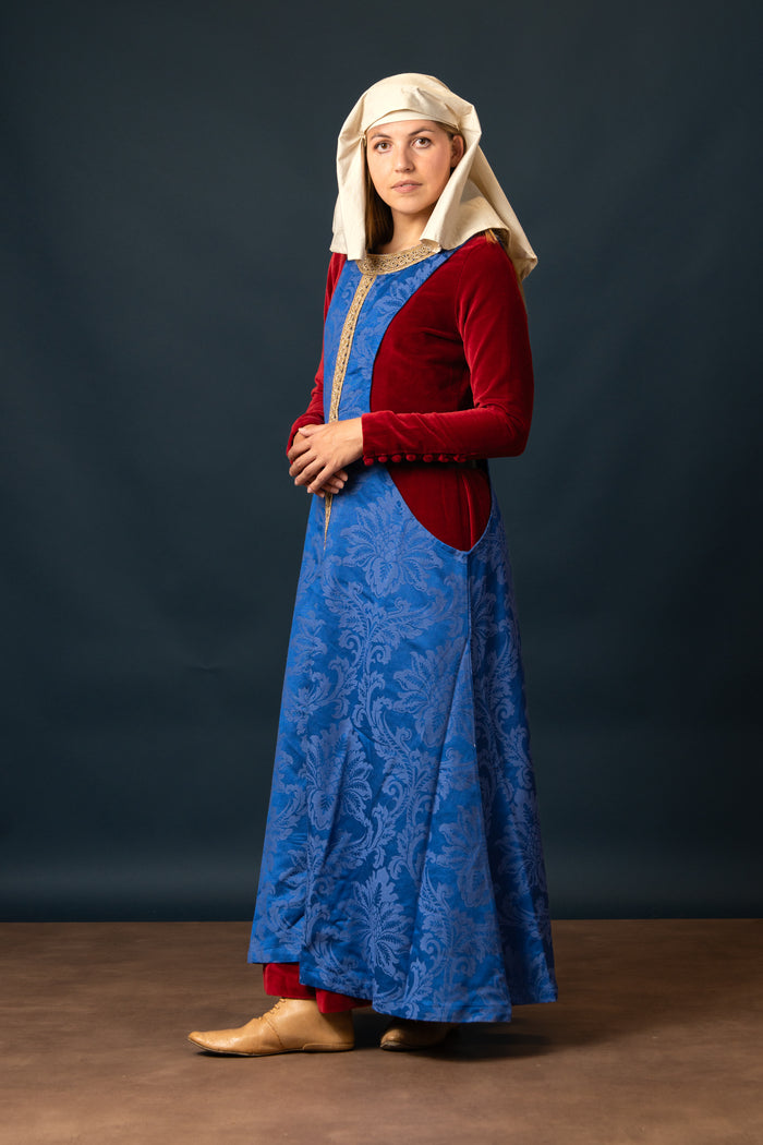 Pellot Leonora, brocade, blue