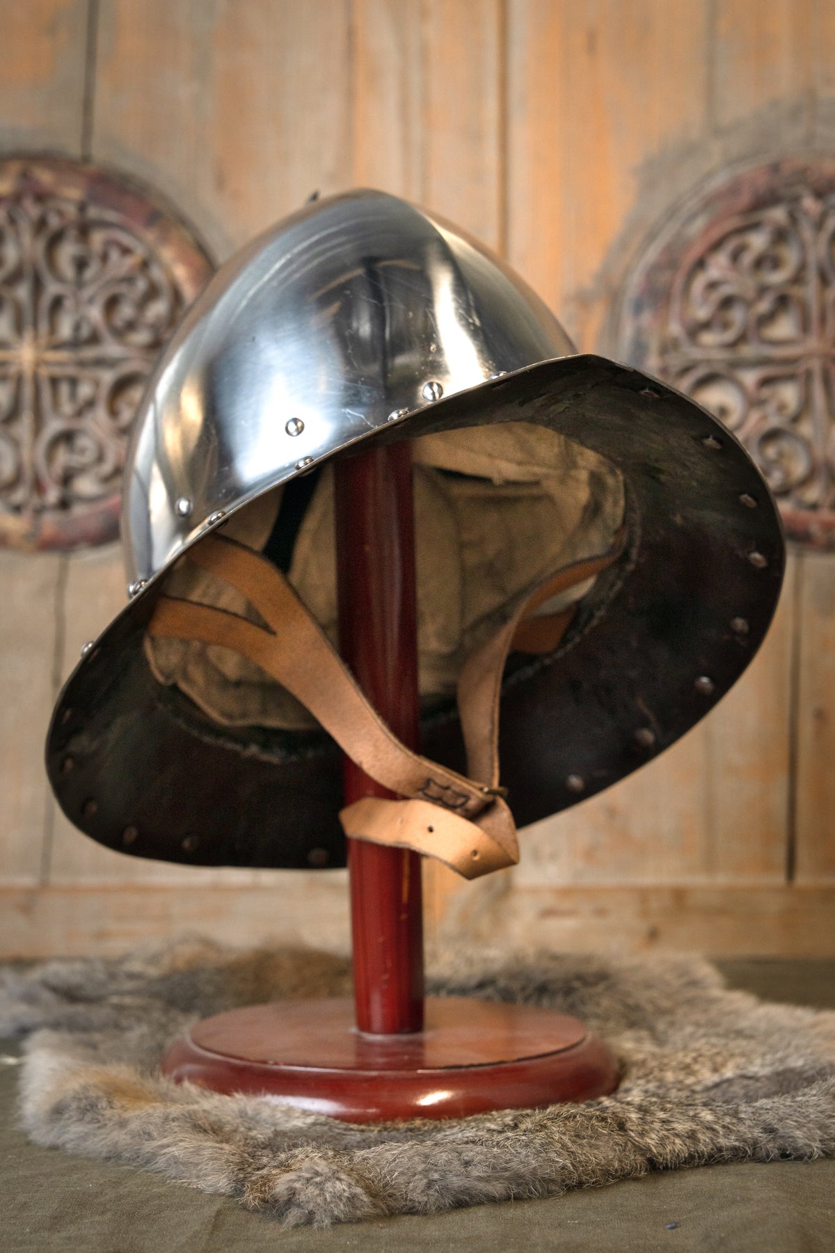 15th century Burgundian kettle hat, 2 mm (battle-ready)