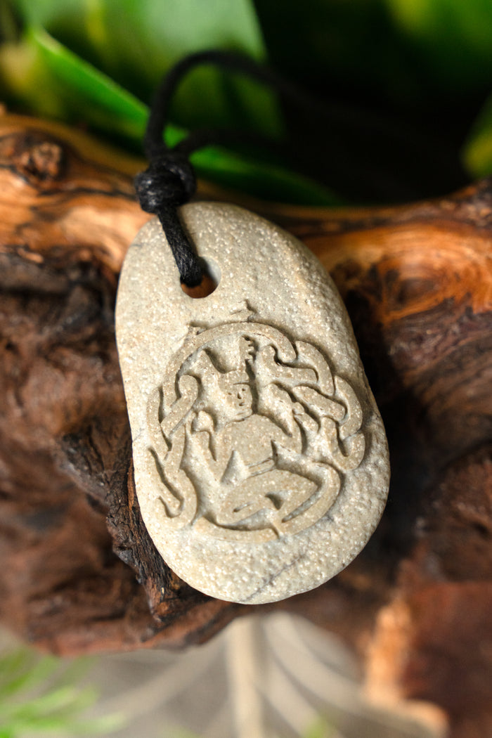 Pendant Cernunnos, stone