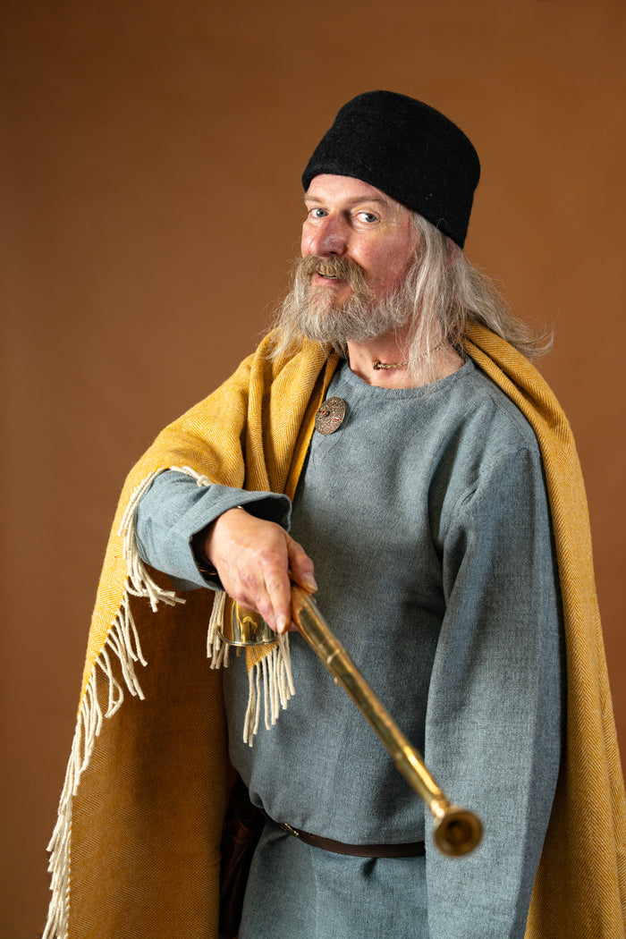 15th century felt hat Dürer, black, wool felt