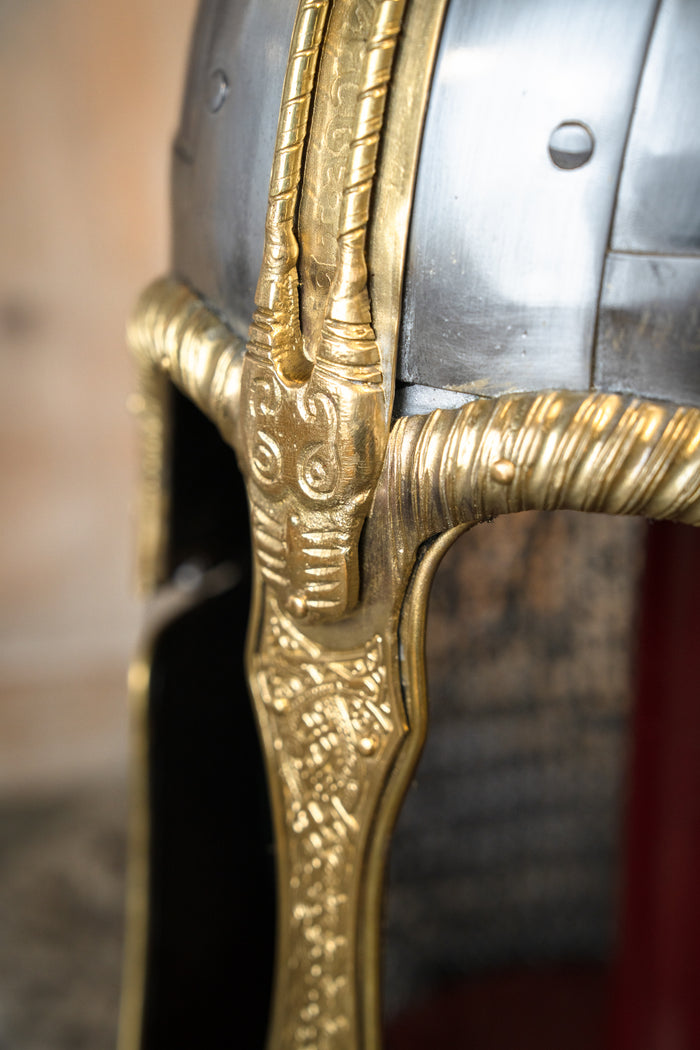 Coppergate helmet, 1.6 mm, riveted aventail