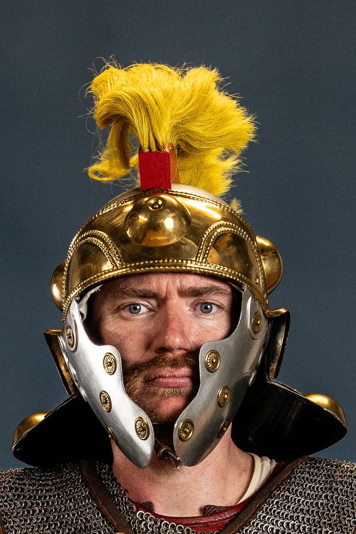Witcham Gravel Roman auxiliary helmet, 1-1.2 mm