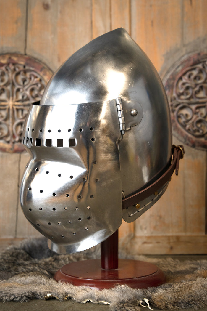 Battle-ready bascinet, 2 mm (battle-ready)