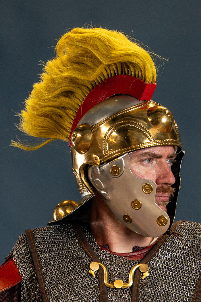 Witcham Gravel Roman auxiliary helmet, 1-1.2 mm
