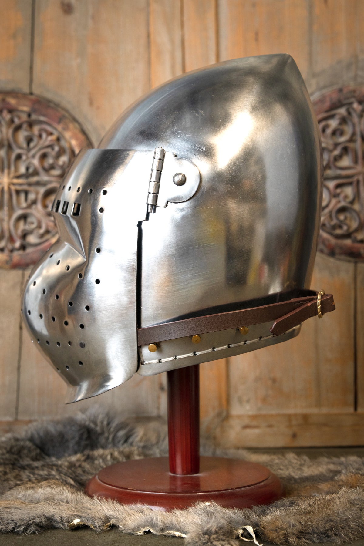 Battle-ready bascinet, 2 mm (battle-ready)