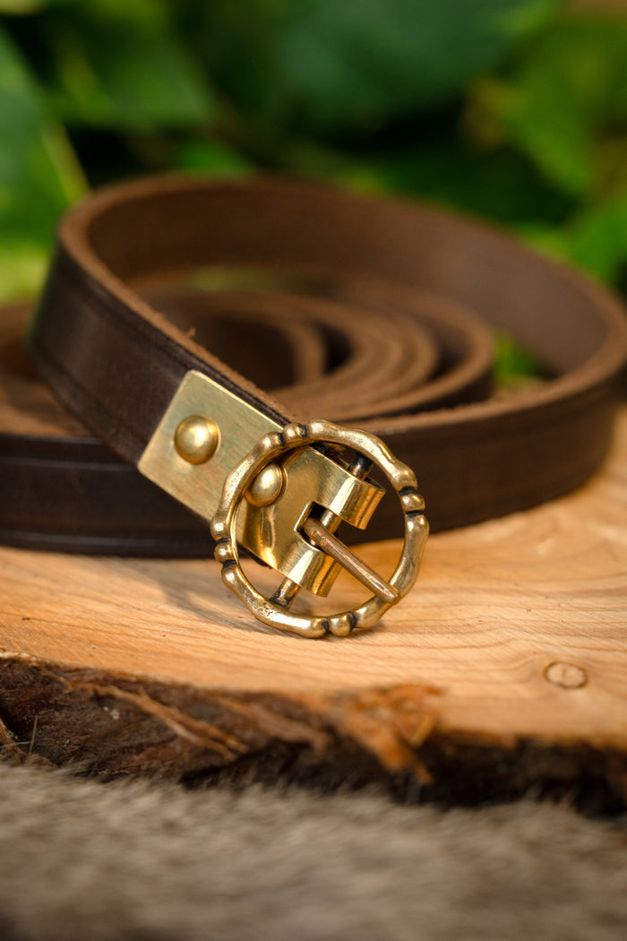 15th century belt Anjou, 150 cm, brown
