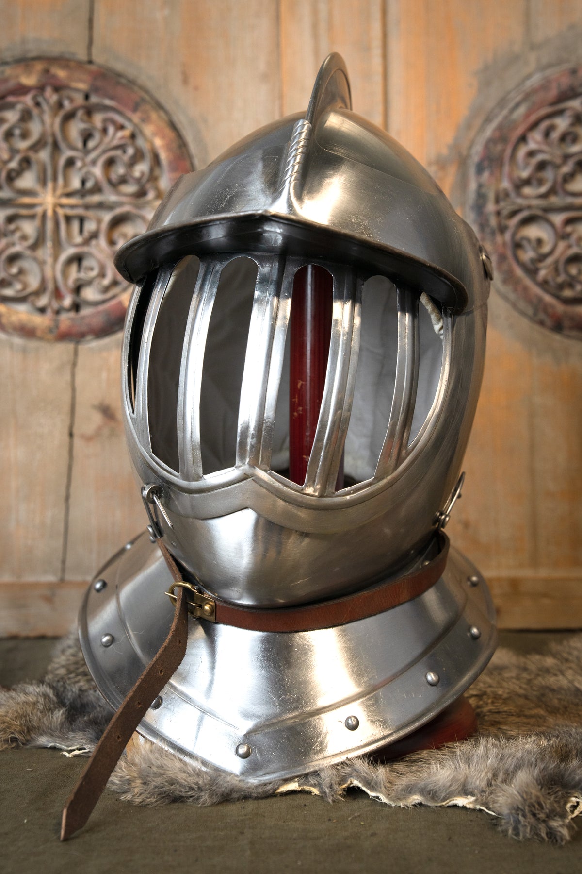 17th century closed helm, 1.6 mm