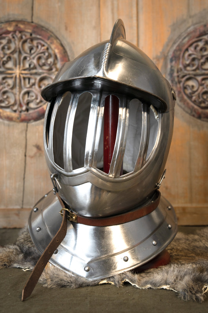 17th century closed helm, 1.6 mm