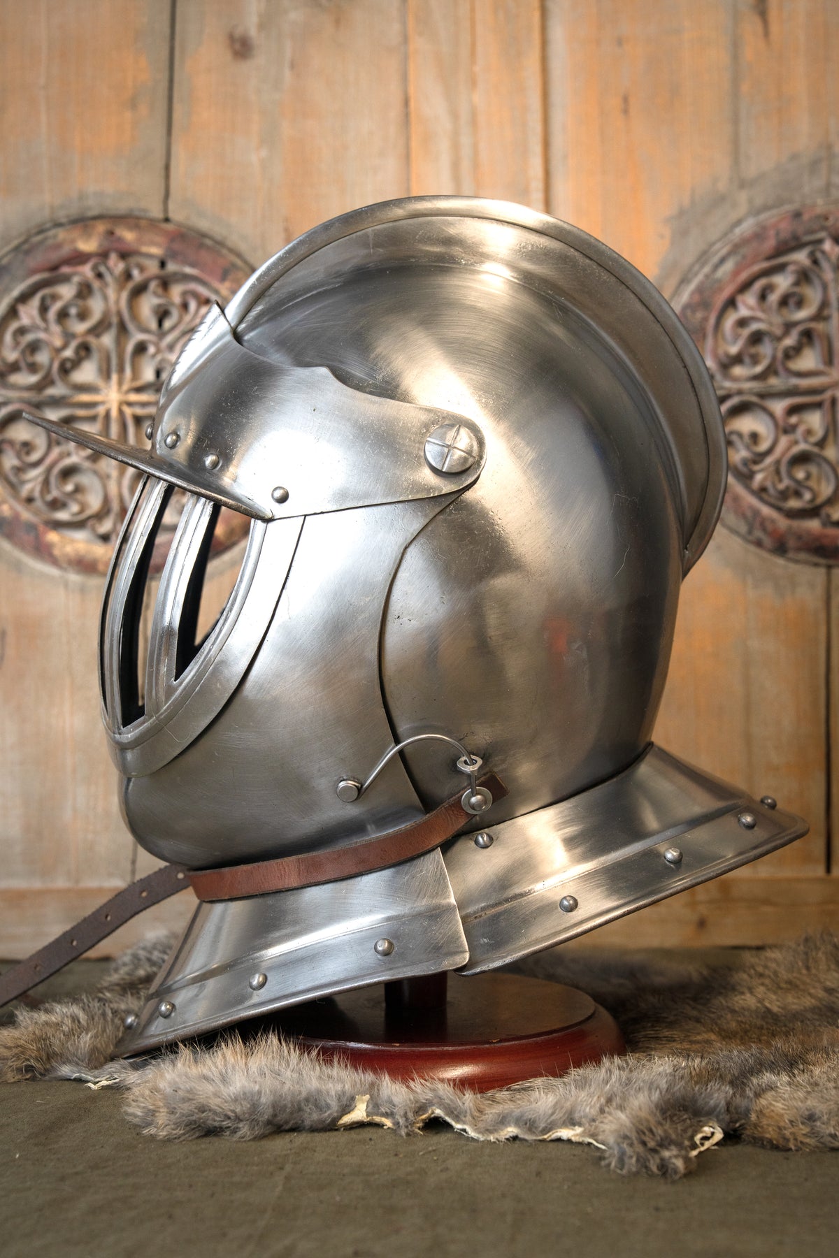 17th century closed helm, 1.6 mm