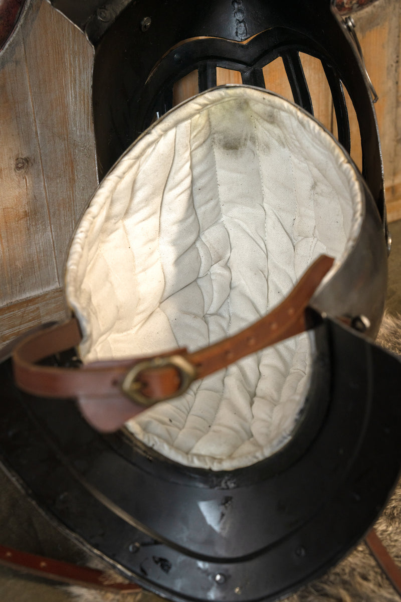 17th century closed helm, 1.6 mm