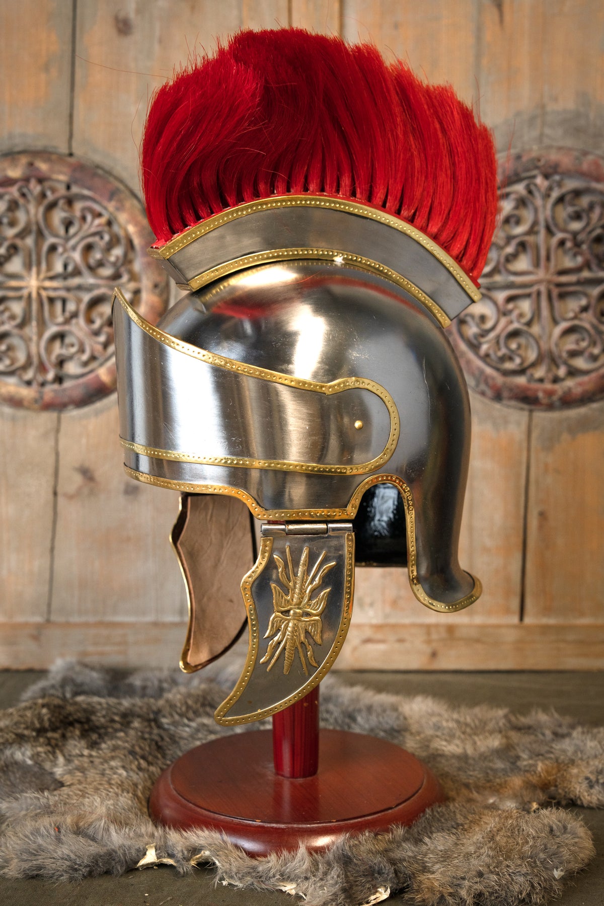 Attic helmet with crest, 1.3 mm