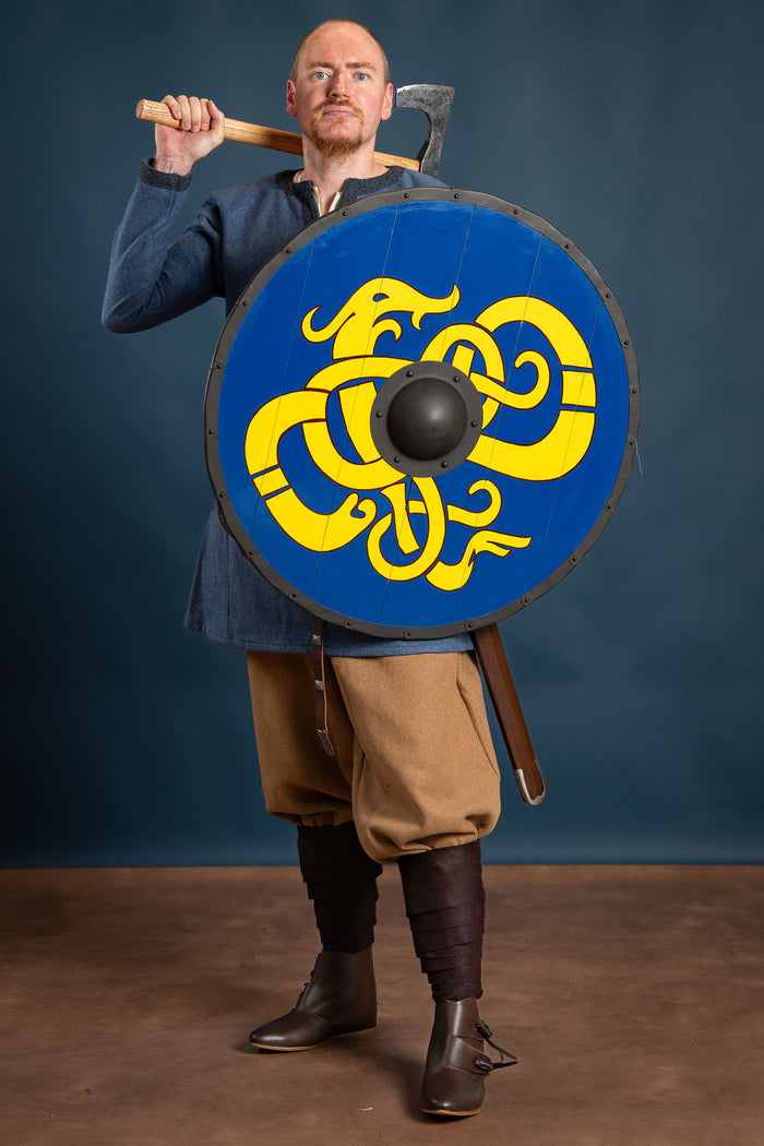 Viking shield Urnes dragon
