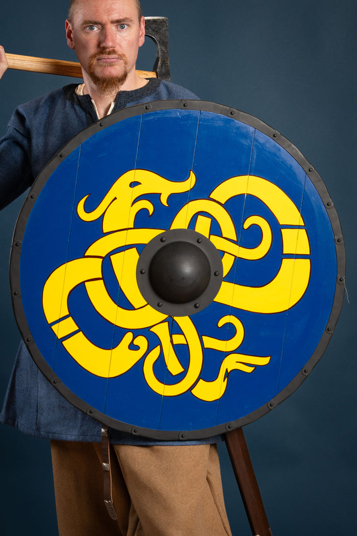 Viking shield Urnes dragon
