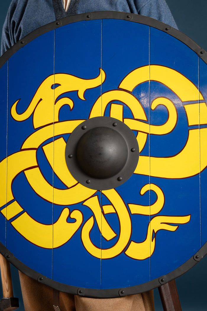 Viking shield Urnes dragon
