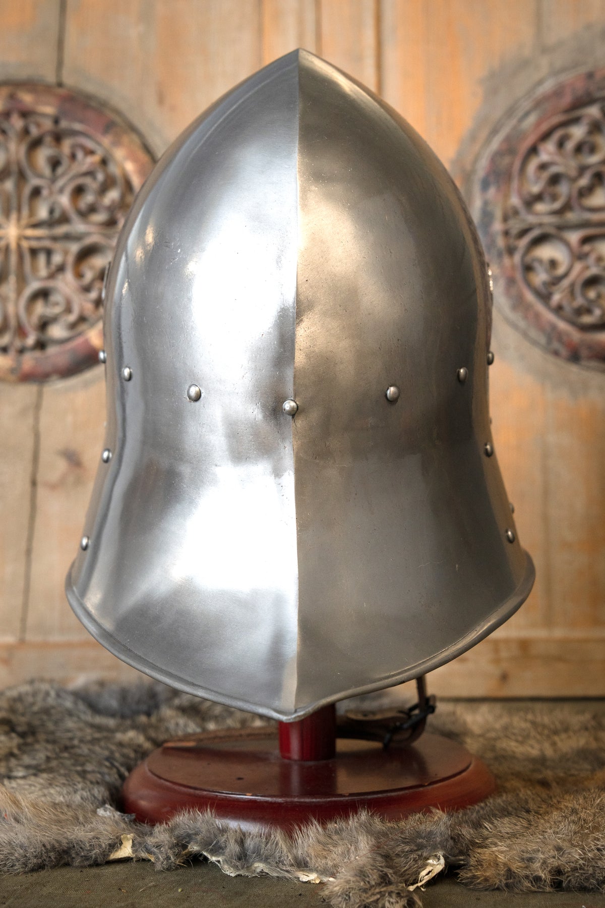Burgundian sallet Bruges, 1.2 mm