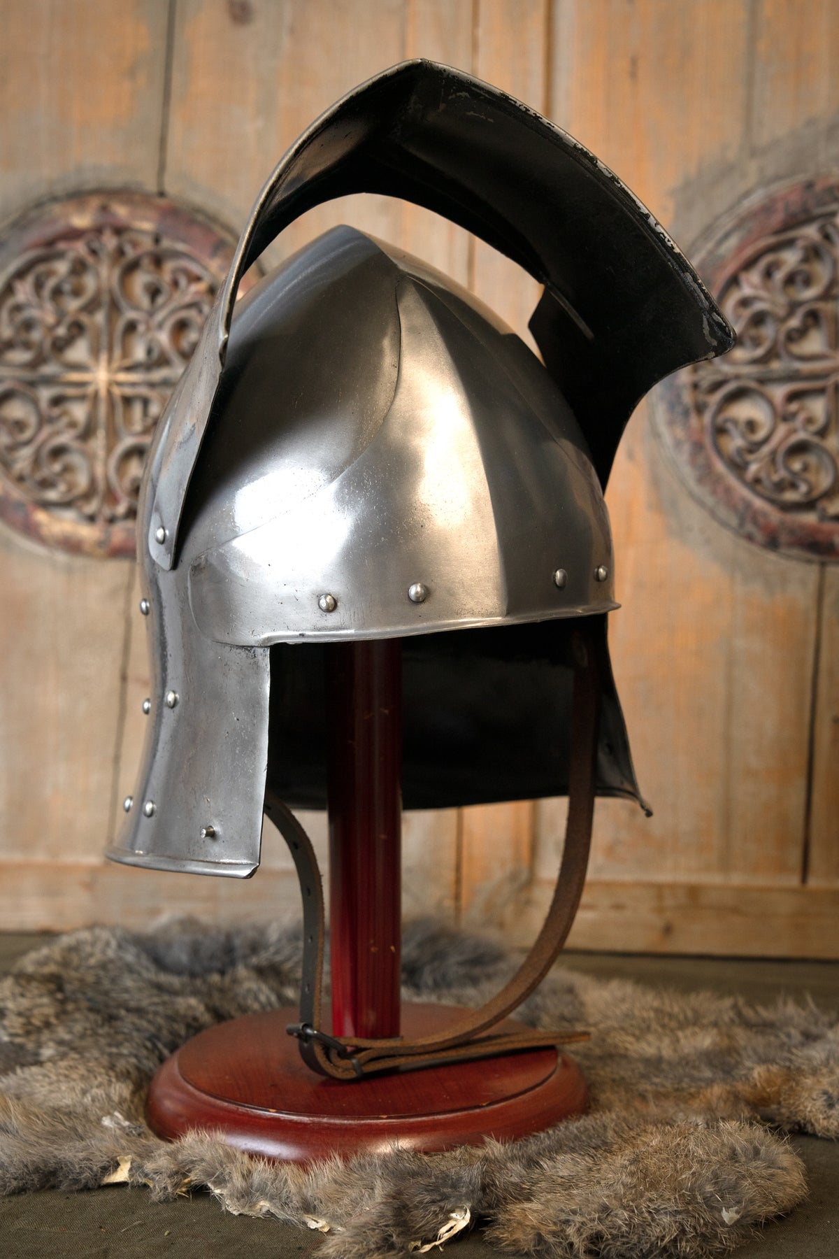 Burgundian sallet Bruges, 1.2 mm