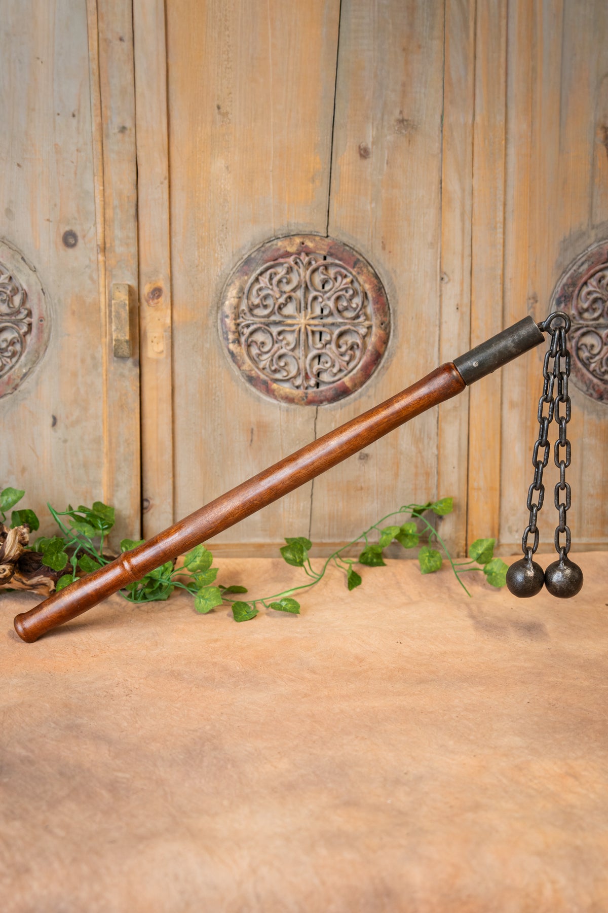 Double medieval flail, semi-sharp