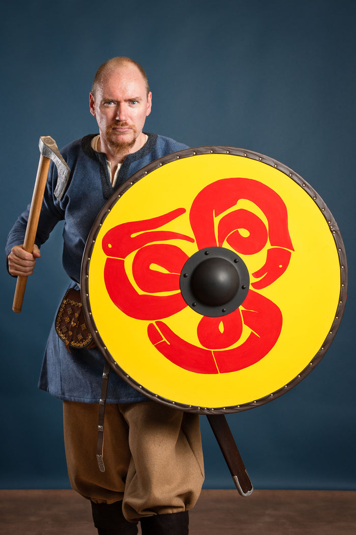 Viking shield Midgard snake
