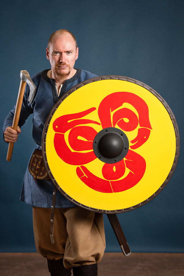 Viking shield Midgard snake
