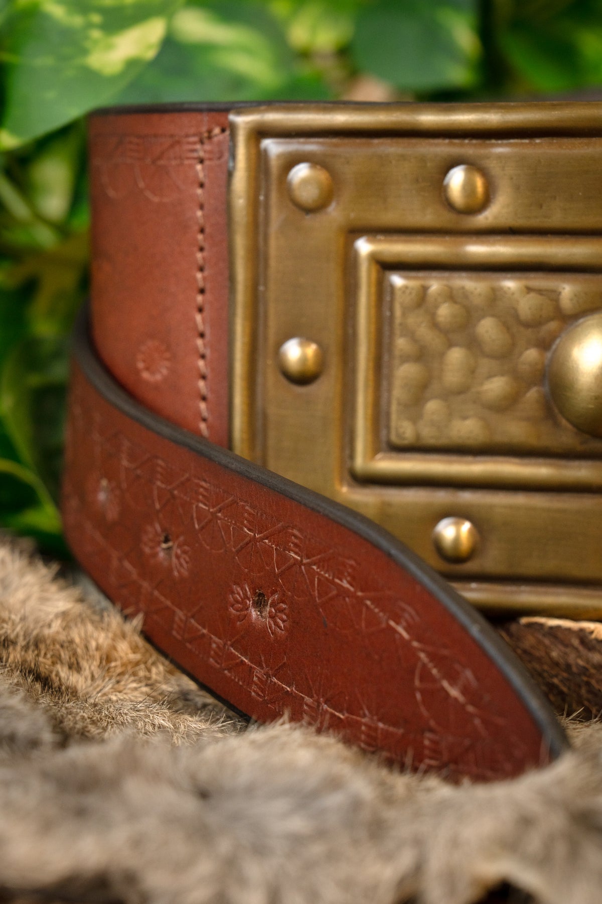 Barbarian belt, brown