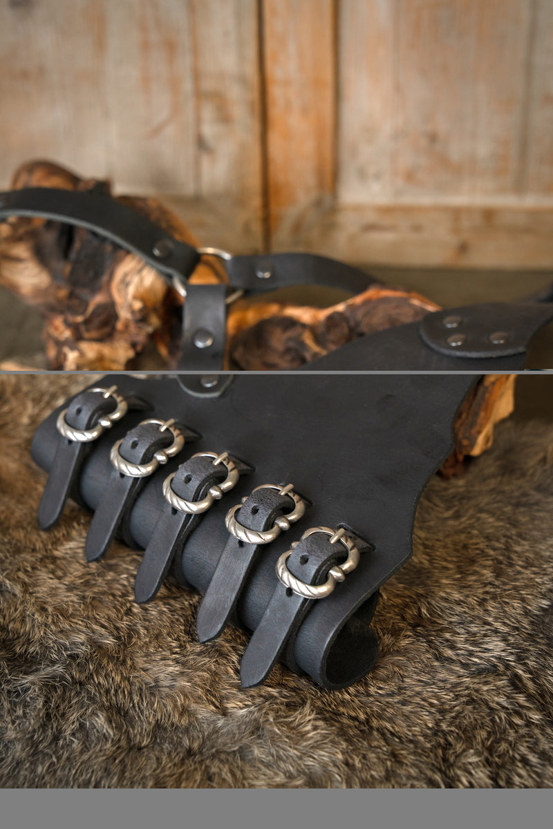 Rapier baldric, 16th-17th century, black