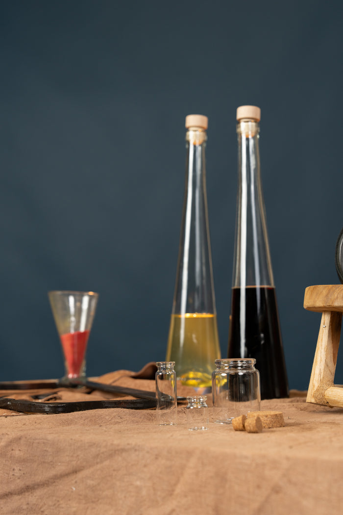 Glass bottle 500 ml with cork
