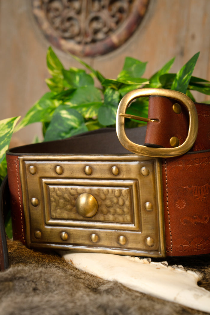 Barbarian belt, brown