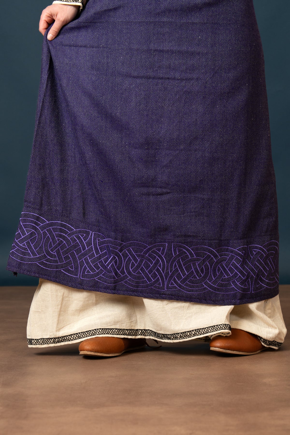 Hangeroc Alva herringbone motif lilac