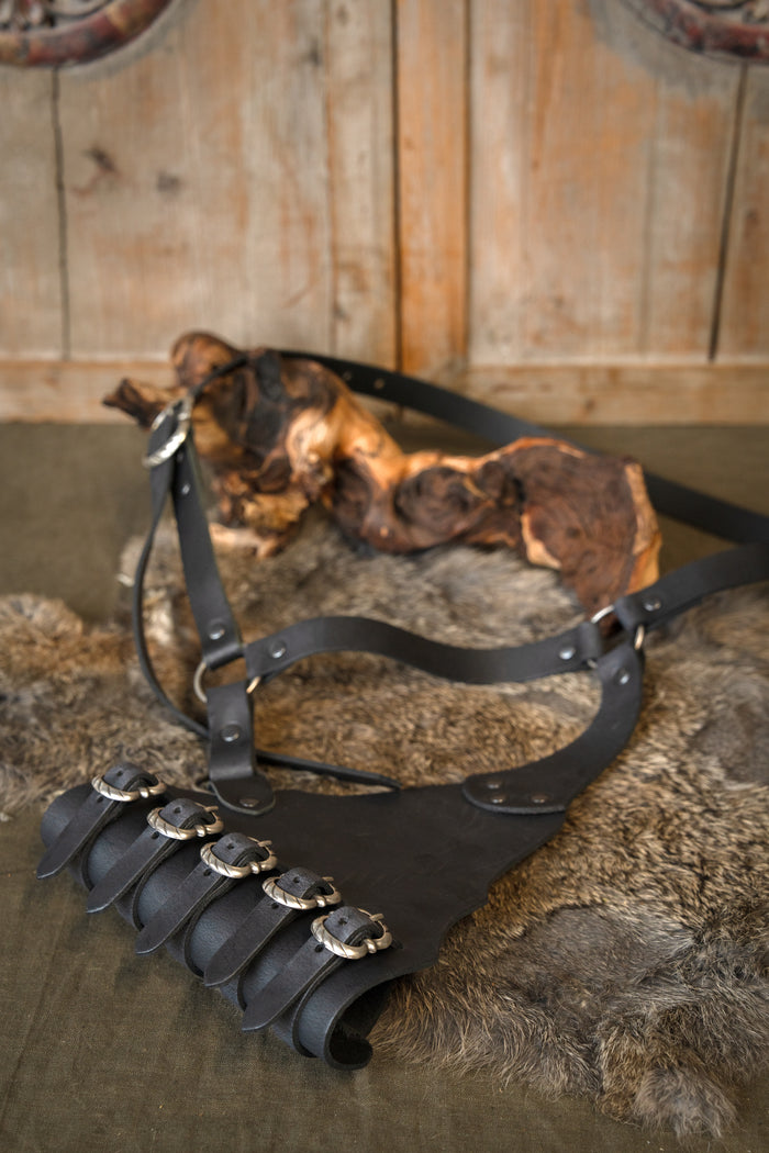 Rapier baldric, 16th-17th century, black