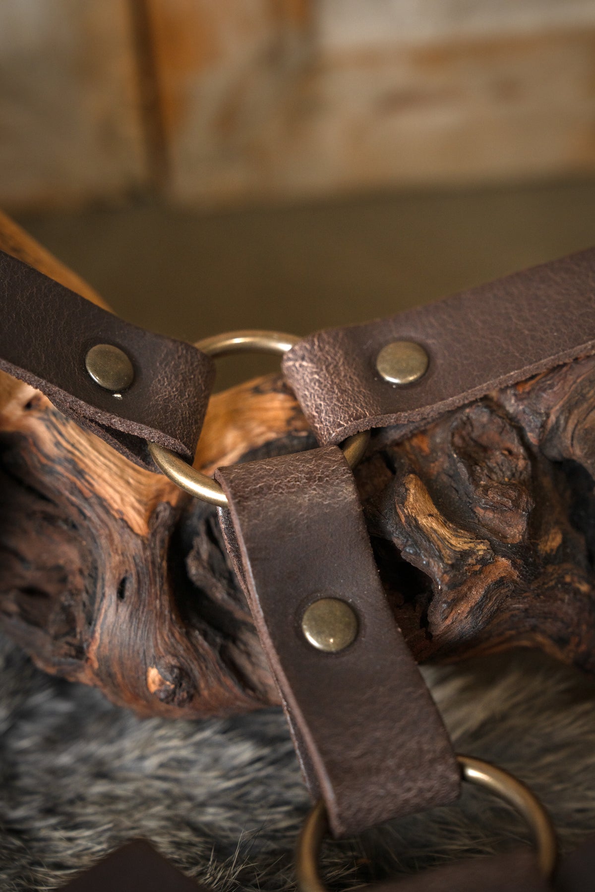 Rapier baldric, 16th-17th century, brown