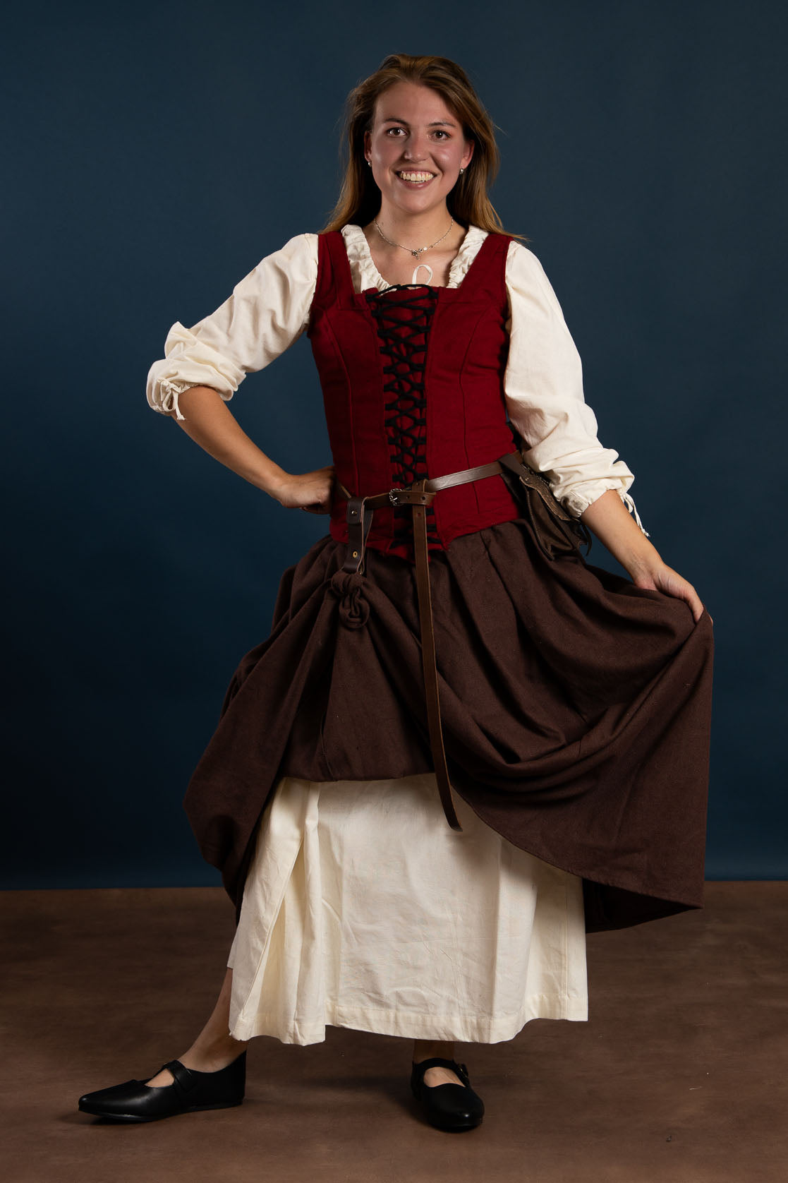 Skirt Anna, Brown