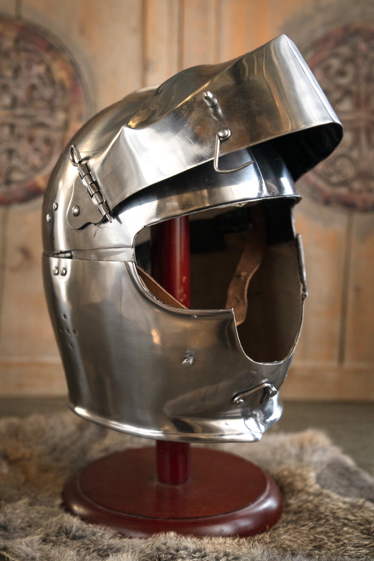 15th century armet Avant armor, 2 mm (battle-ready)
