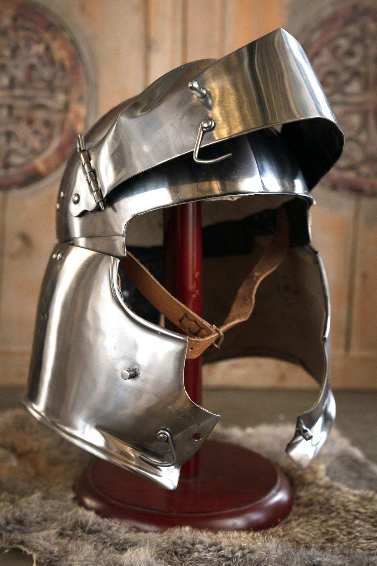 15th century armet Avant armor, 2 mm (battle-ready)