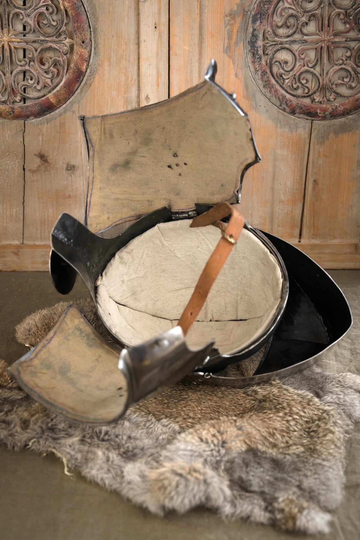 15th century armet Avant armor, 2 mm (battle-ready)