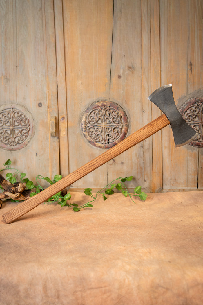 Double Viking axe, blunt (battle-ready)