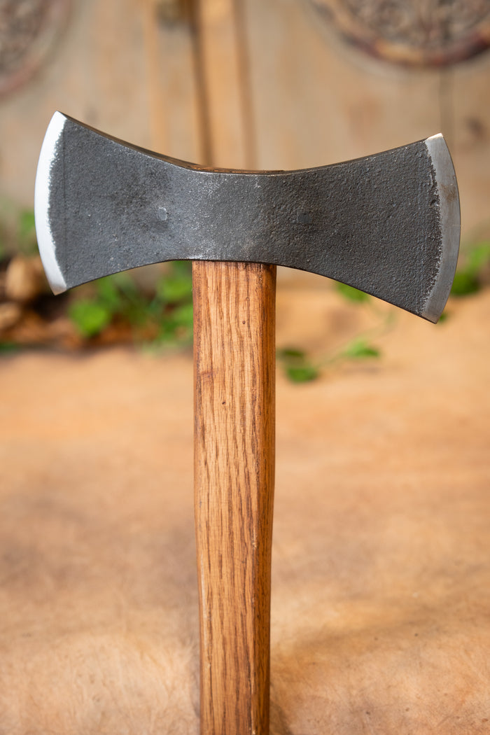 Double Viking axe, blunt (battle-ready)