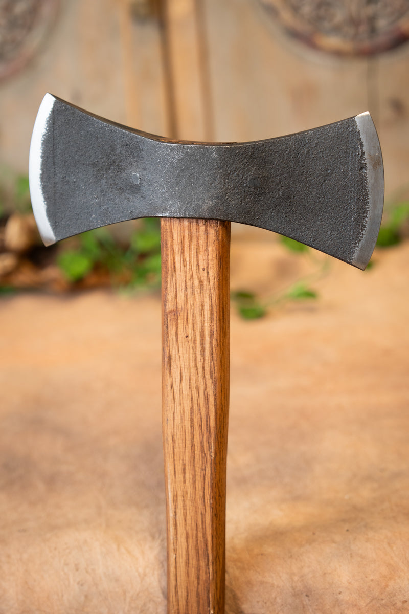Doppelte Wikingeraxt, stumpf battle ready