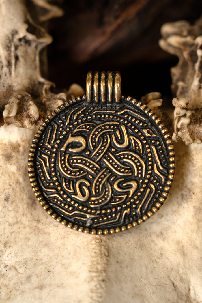 Anglo-Saxon shield amulet London, bronze