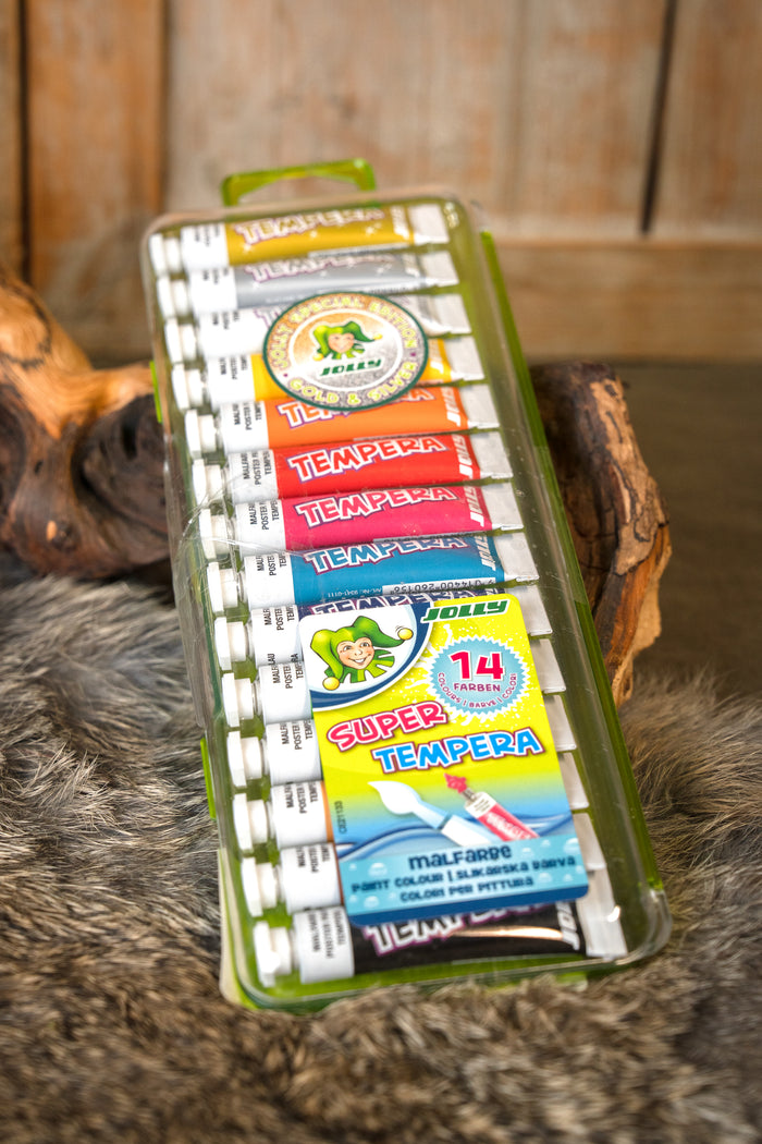 Tempera paint set