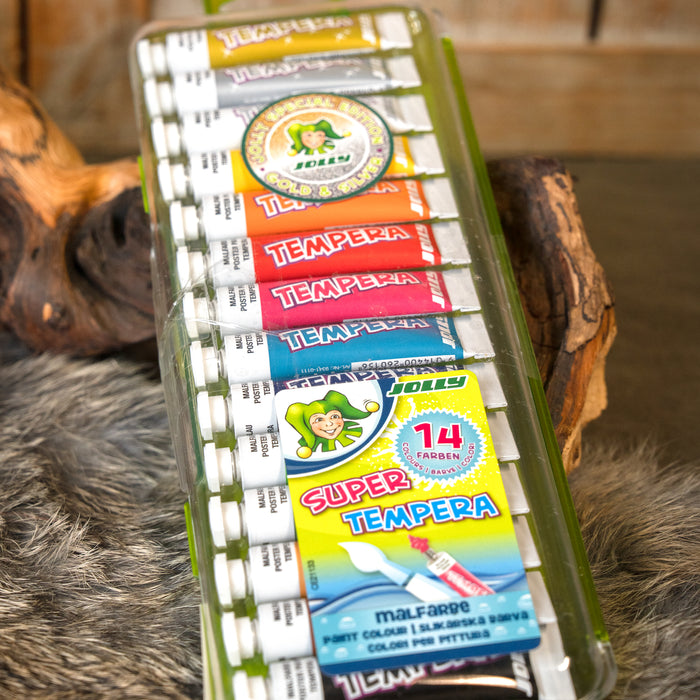 Tempera paint set