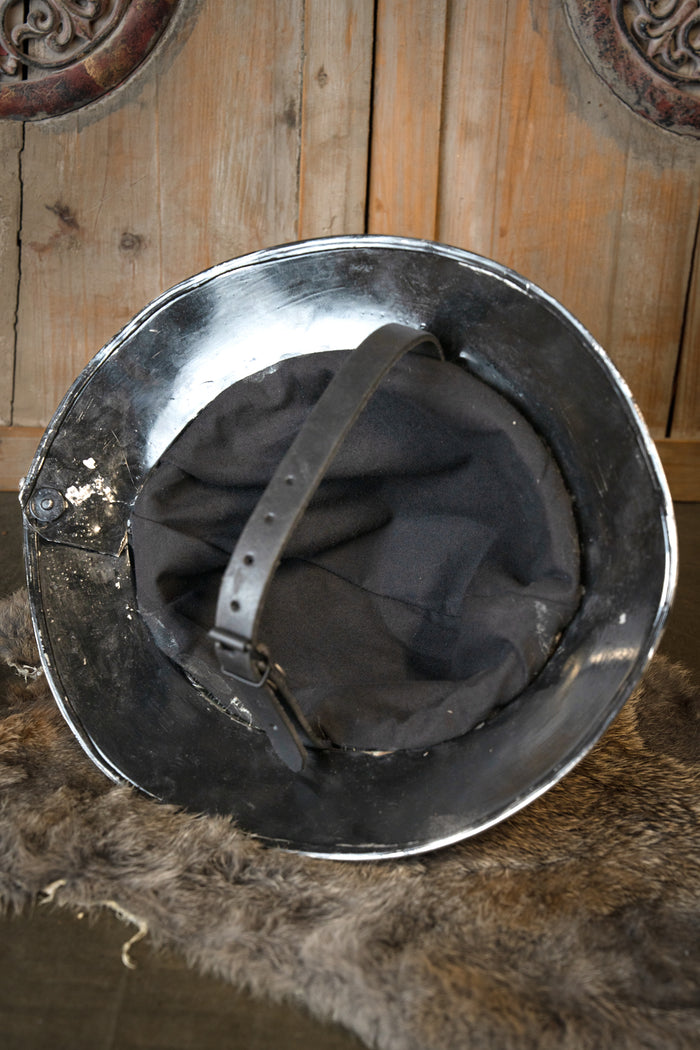 14th–15th century kettle hat, polished, 1–1.2 mm
