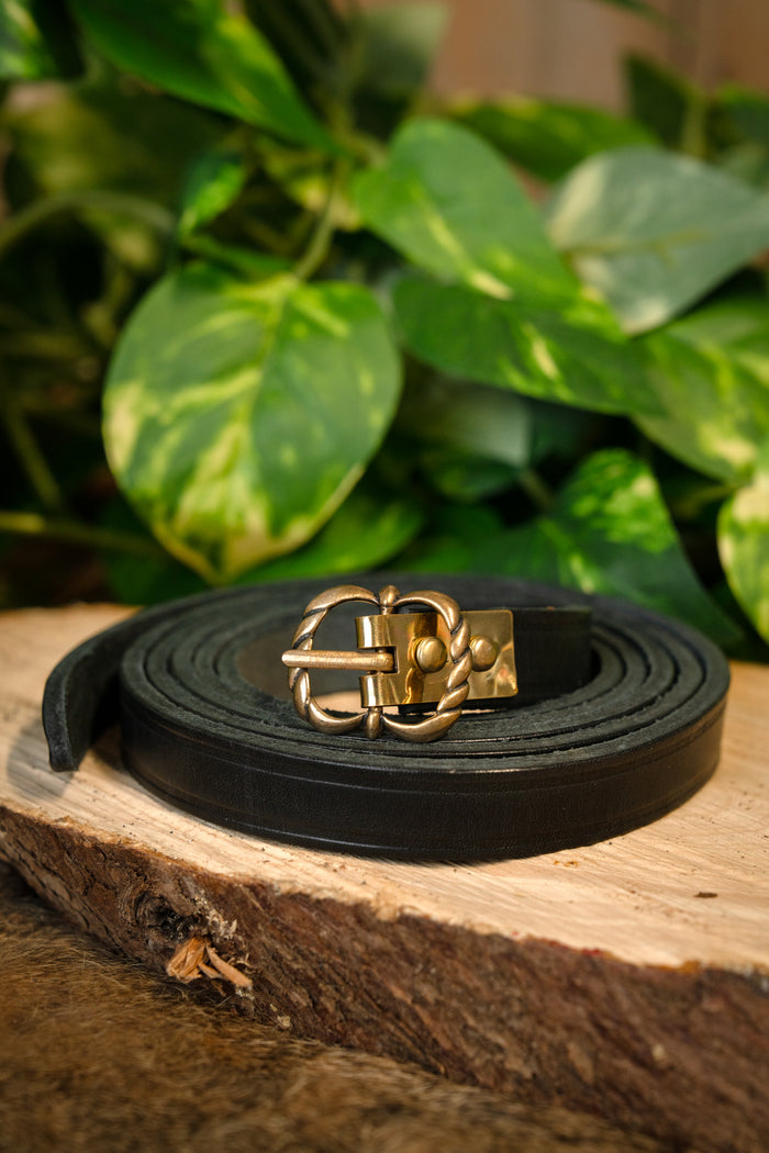 Medieval belt Neville, black, 150 cm