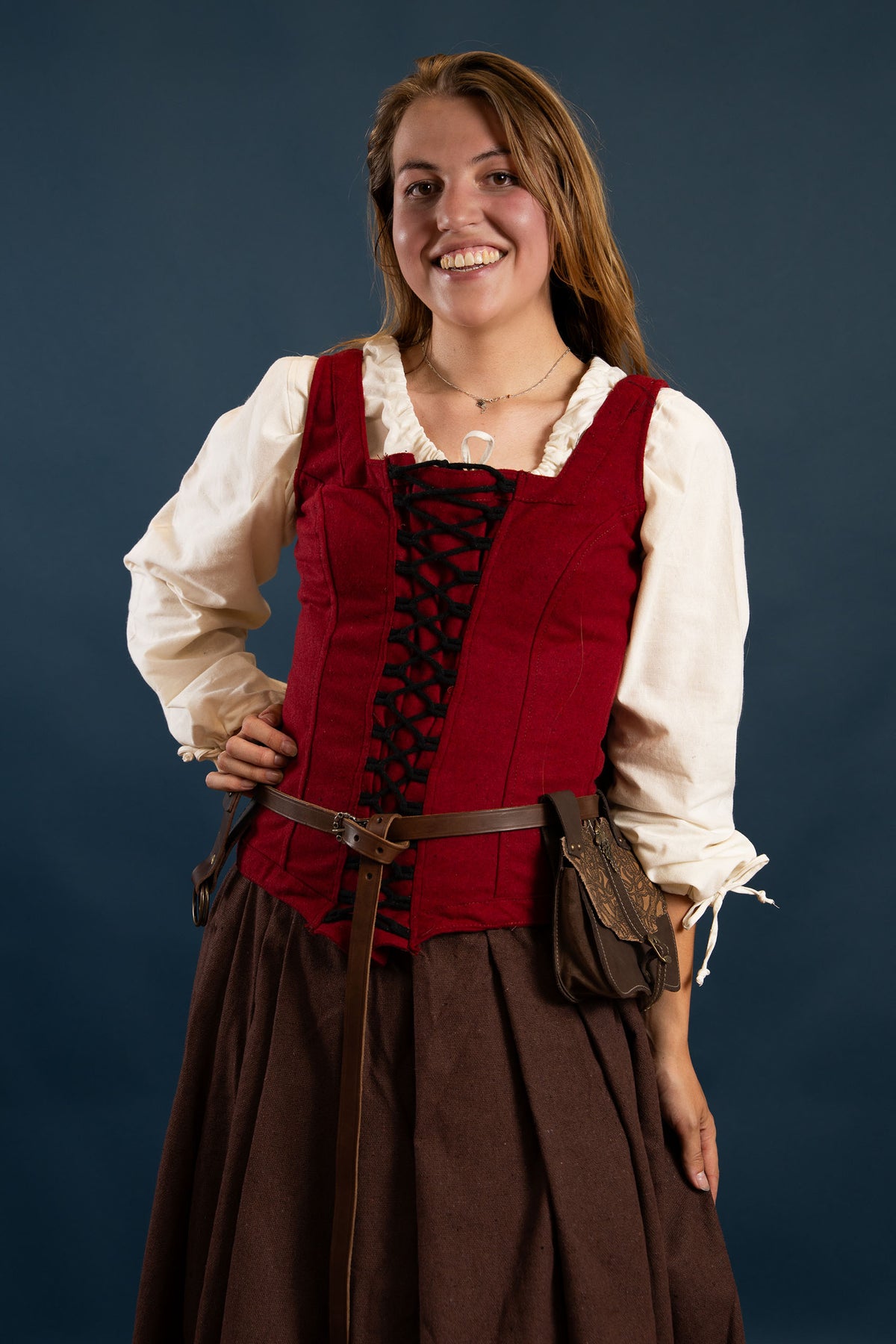 Renaissance blouse Anne, natural