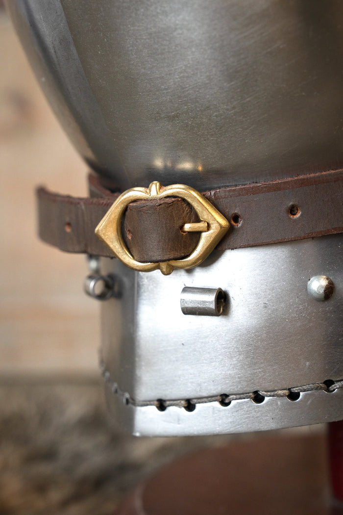 14th century klappvisier bascinet, 1.6 mm