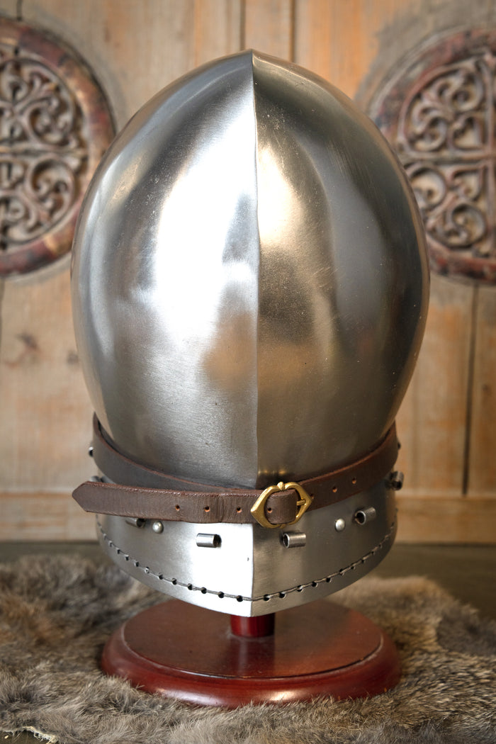 14th century klappvisier bascinet, 1.6 mm